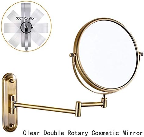 LCARY Wall Mounted Makeup Mirror with Magnification