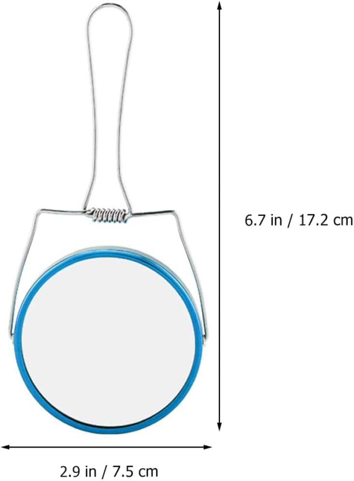 WRITWAA 1pc Portable Double Sided Makeup Mirror
