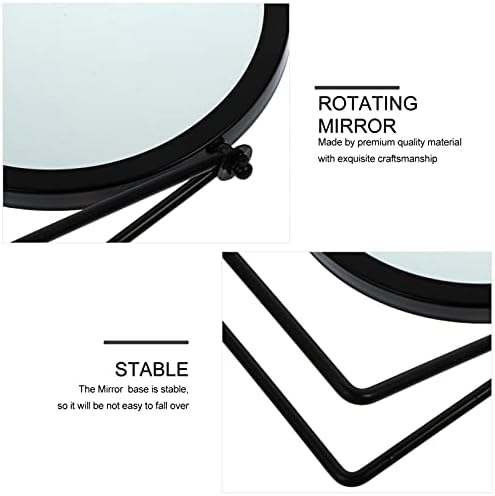 FOMIYES Rotating Vanity Mirror Large Desktop Makeup Stand