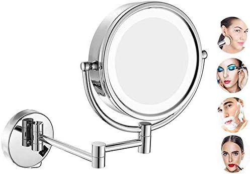AMHIL Makeup Mirror Wall Mounted 360 Rotating