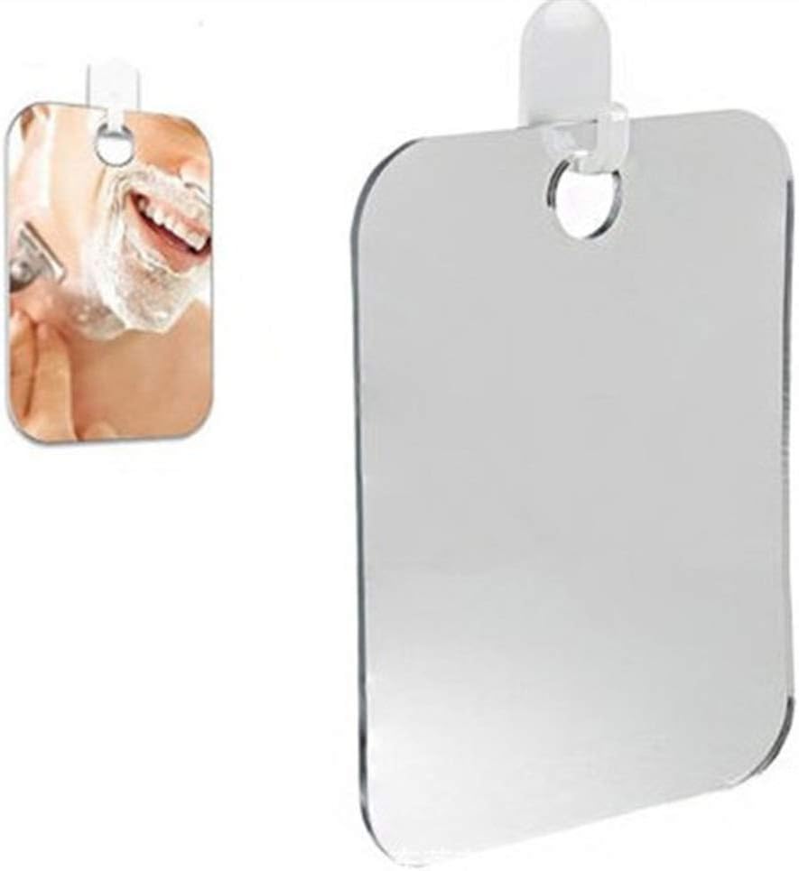 NOENNULL Anti-Fog Shower Mirror for Men Women