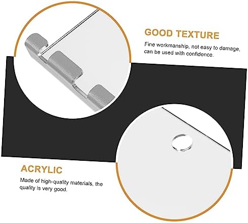 DECHOUS 5x7 Inch Travel Makeup Mirror for Shower and Bathroom