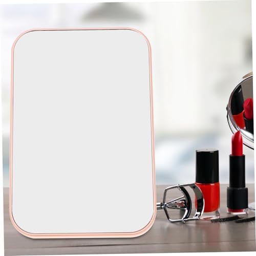 PartyKindom 2Pcs Portable Desktop Makeup Mirror with Stand 1