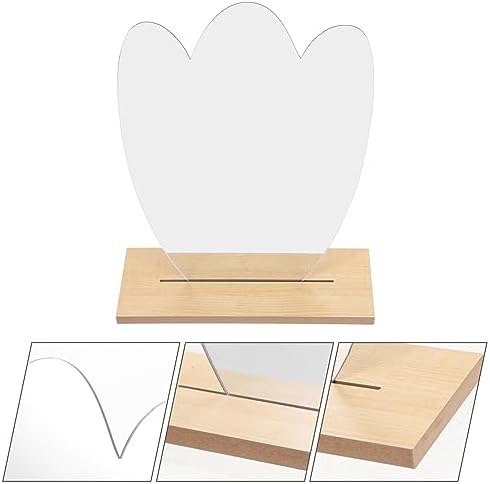 Cute Irregular Desk Mirror with Sturdy Stand
