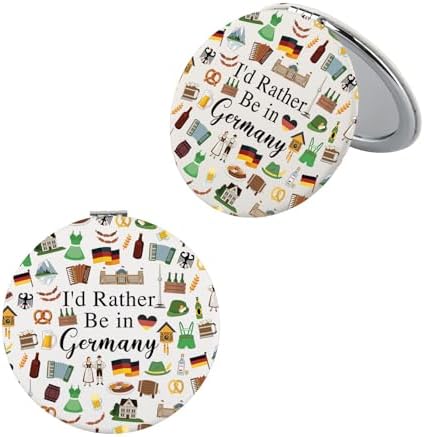 OKEYCH Funny Makeup Mirror Germany Travel Gift