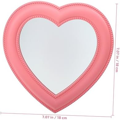 LIFKOME Heart Shaped Makeup Mirror Wall Mounted 1