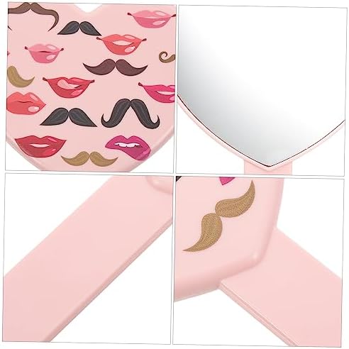 Mipcase Heart Shaped Travel Makeup Mirror