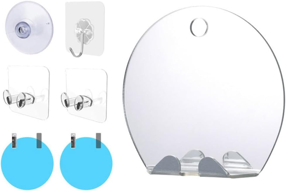 Anti-Fog Acrylic Mirror Shatterproof Round