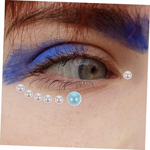 Lurrose 4sets Facial Diamond Sticker Clear Rhinestones