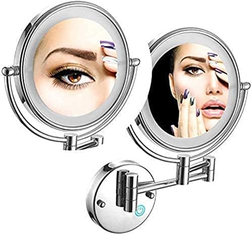 DEIHGE Makeup Mirror with LED Lights and 7X Magnification