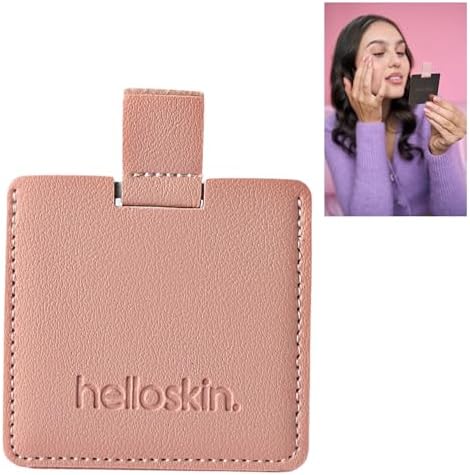 Helloskin Portable Makeup Mirror with Leather Case 1
