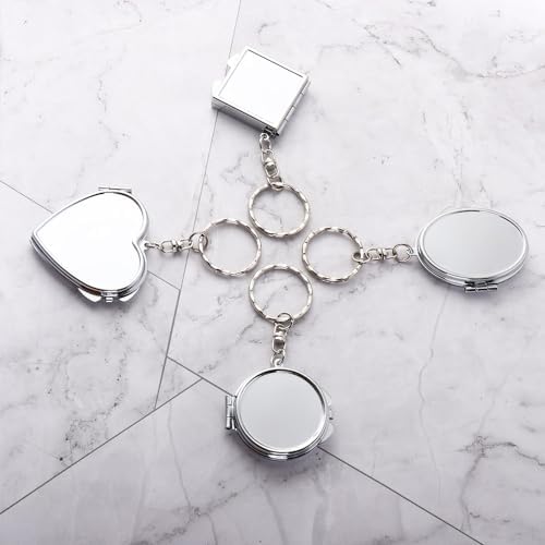 Portable Small Folding Mirror Key Chain Mirror