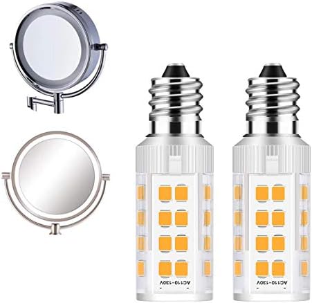 2Pack LED Makeup Mirror Bulbs 20W Warm White 3000K