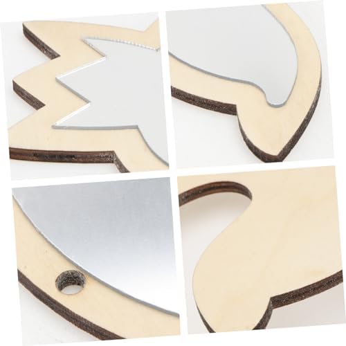 Healeved Elegant Swan Shape Waterproof Acrylic Mirror