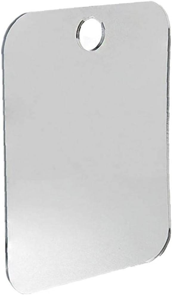 Acrylic Anti Fog Shower Mirror for Man Women