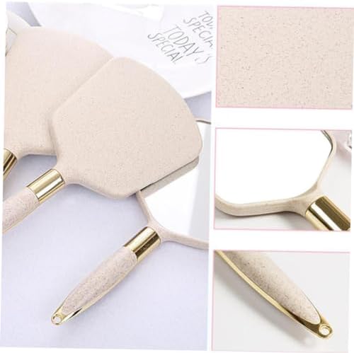 BESTYASH Handheld Vanity Mirror with Hook for Travel and Home Use