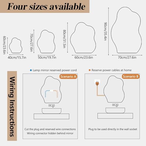 Adjustable Tri Tone LED Wall Mounted Mirror