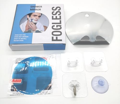 Stianiiie Anti-Fog Mirror with Storage and 2 Sheets