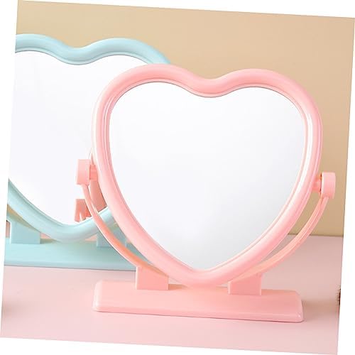 Heart Shaped Double Sided Rotatable Vanity Mirror