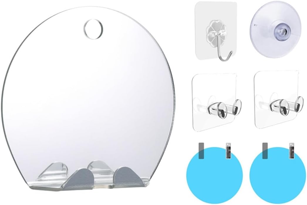 Stianiiie Anti-Fog Mirror with Storage and 2 Sheets