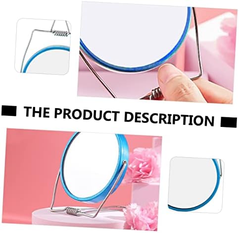 Elegant Round Double Sided Makeup Mirror Portable Easy to Clean