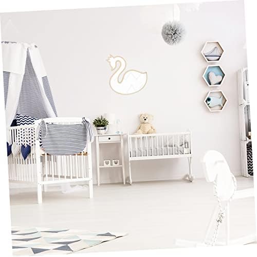 Luxury Acrylic Mirror with Swan Shape for Makeup