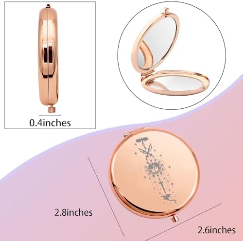 WSNANG Dragon Wing Compact Foldable Makeup Mirror 1
