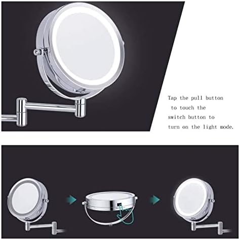 KARFRI Wall-Mounted Vanity Mirror with LED Light 1