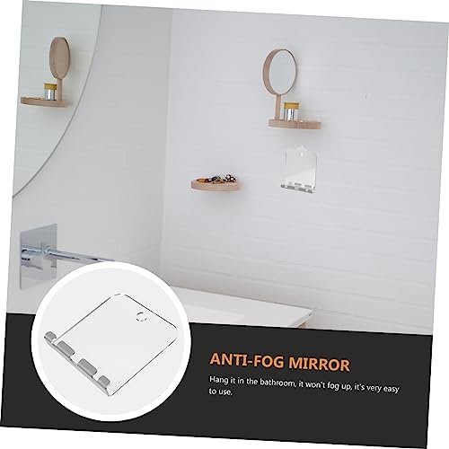 DECHOUS 5x7 Inch Travel Makeup Mirror for Shower and Bathroom