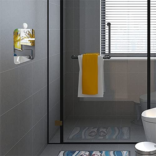 Shatterproof Shower Mirror Fogless for Shaving and Travel