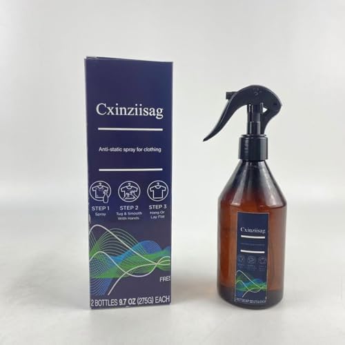 Cxinziisag All-in-One Anti-static Wrinkle Spray for Clothes