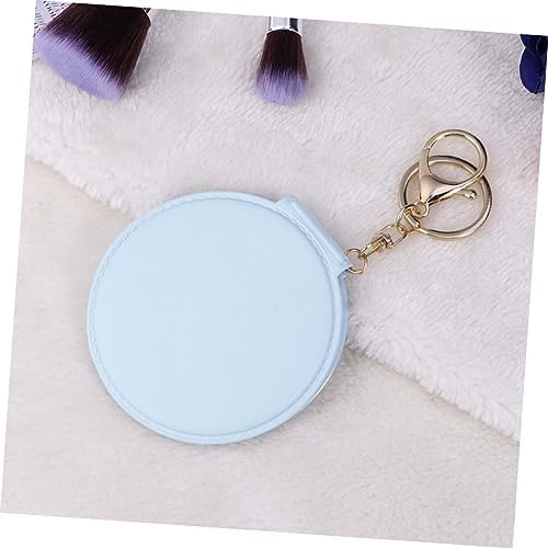 Angoily Mini Travel Makeup Mirror with PU Leather Frame