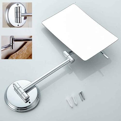 LZHIANG Swivel Wall Vanity Mirror 3X Magnifying