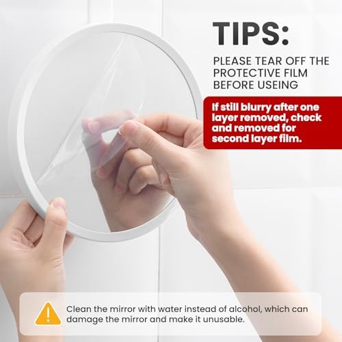 TAILI Fogless Shatterproof Shower Mirror for Shaving