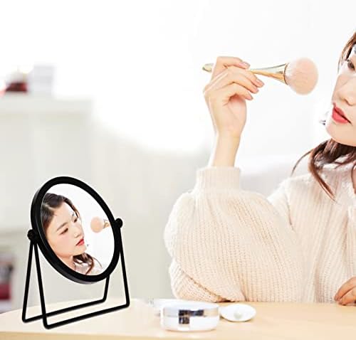FOMIYES Rotating Vanity Mirror Large Desktop Makeup Stand