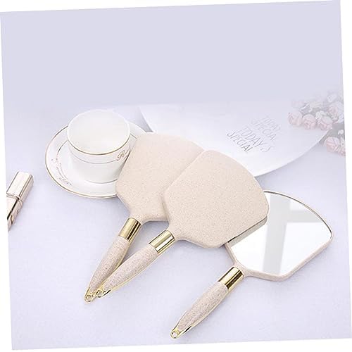 Happyyami Portable Handheld Mirror for Travel and Home Salon Use
