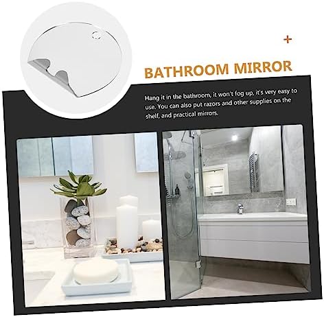 Ipetboom Bathroom Mirror Anti-Fog Travel Mirror Set