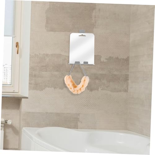 PRETYZOOM Travel Size Anti-Fog Wall Mount Mirror with Hooks