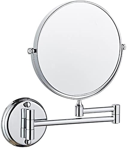 KEYQEEN Wall Mounted Makeup Mirror with 10X Magnification and Double Sided