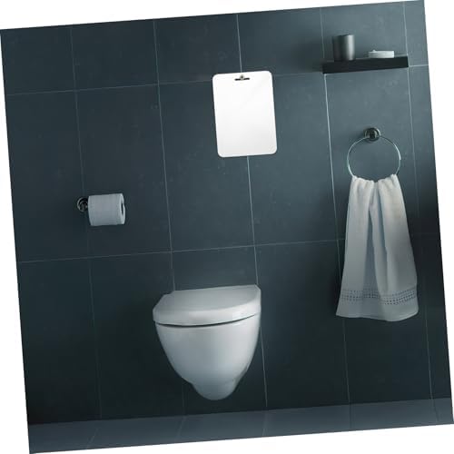 Large 30x20cm Shatterproof Fogless Acrylic Mirror for Bathroom Shaving Makeup Travel