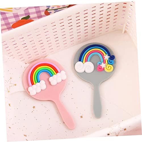 MERRYHAPY Compact Portable Makeup Mirror with Light