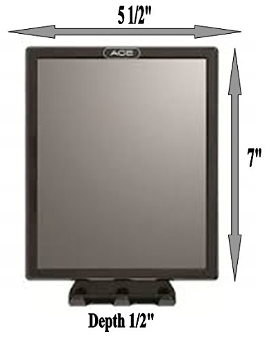 GOODY Ace Fog Resistant Shower Mirror Black