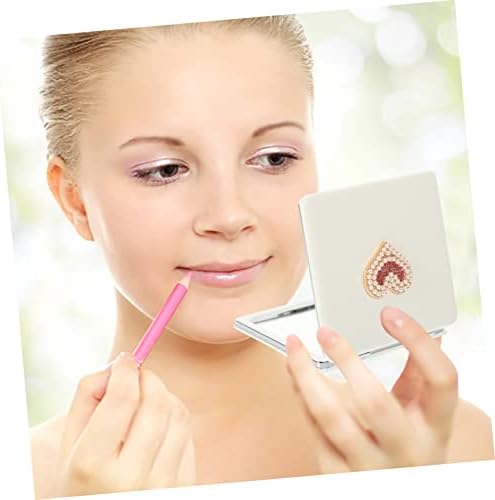 Portable Makeup Mirror Clamshell Compact for Travel and Daily Use