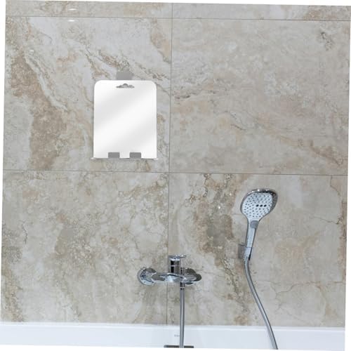 PAMINGONO Anti-Fog Shower Mirror with Razor Holder and Hooks
