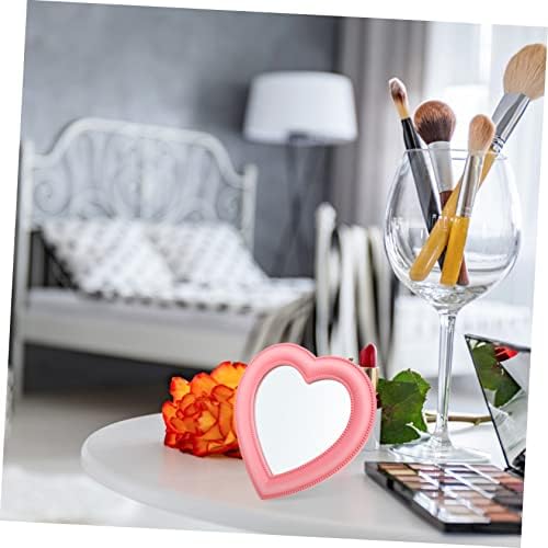Didiseaon Heart Shaped Wall Desk Makeup Mirror