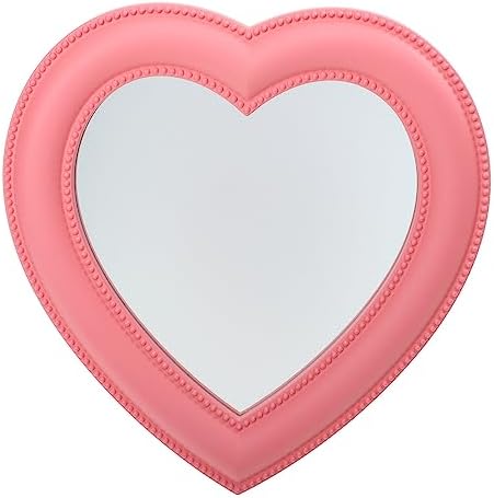 Didiseaon Heart Shaped Wall Desk Makeup Mirror