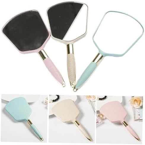 Happyyami Portable Handheld Mirror for Travel and Home Salon Use