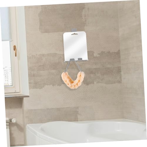 ULTECHNOVO Wall Mount Anti-Fog Beauty Mirror with Hooks