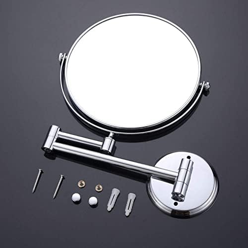 FUDGIO 8-Inch Swivel Makeup Mirror with 5X Magnification