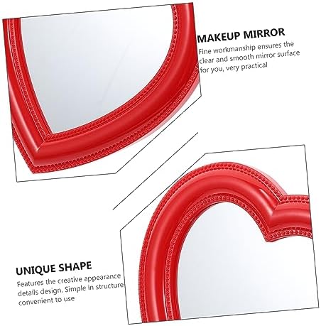 BESTYASH Heart Shaped Desktop Makeup Mirror 1